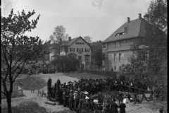 Grundsteinlegung der Synagoge, 1909. Foto: Ratsarchiv