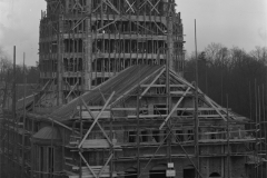 Während der Bauarbeiten 1910/11