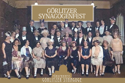Werbekarte zum Görlitzer Synagogenfest